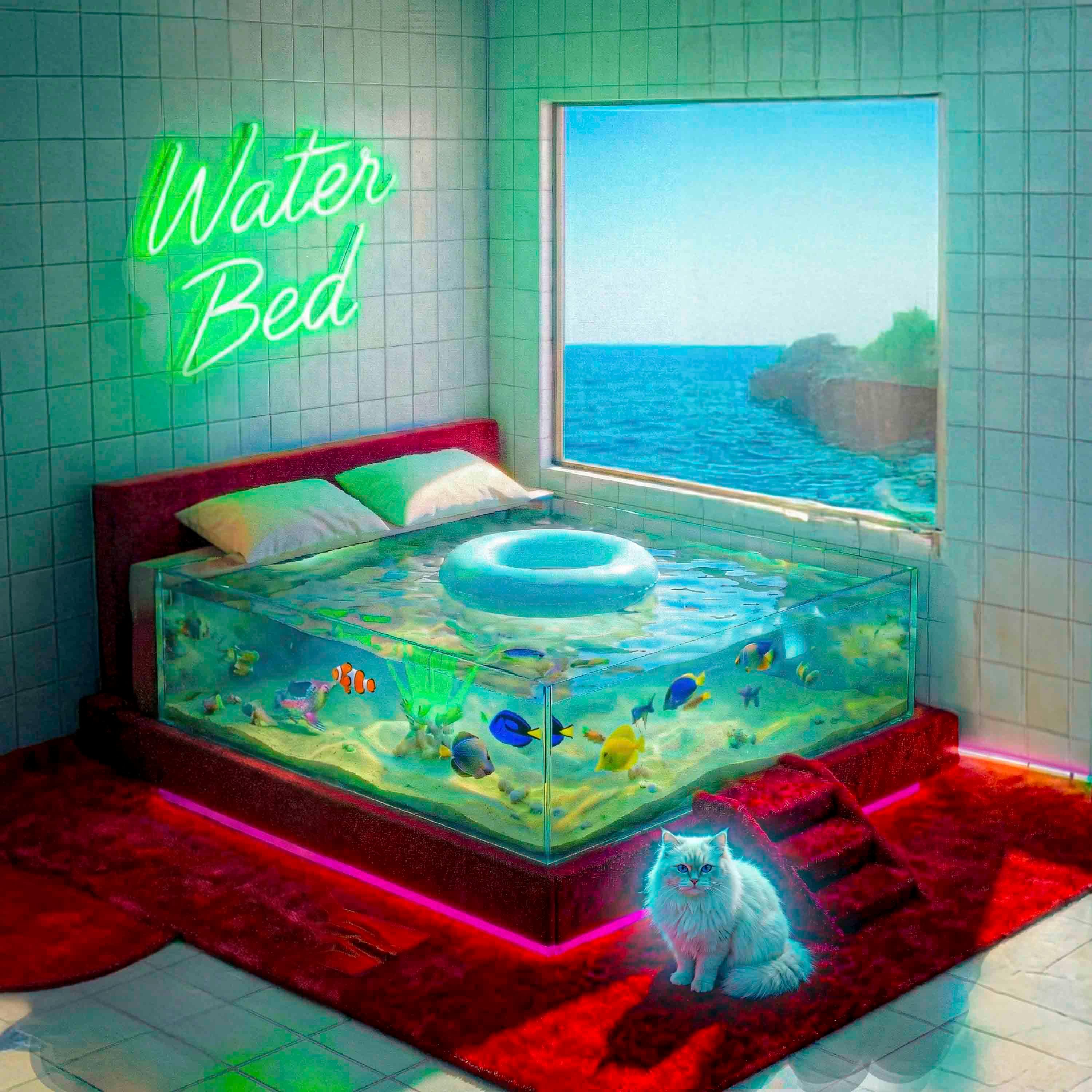 waterbed — culturecult — Culture Cult album art — Big & Tall Records™ — listen on Spotify, Apple Music, Garden of the Mind